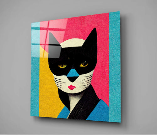 Masked Glass Wall Art  || Designer Collection
