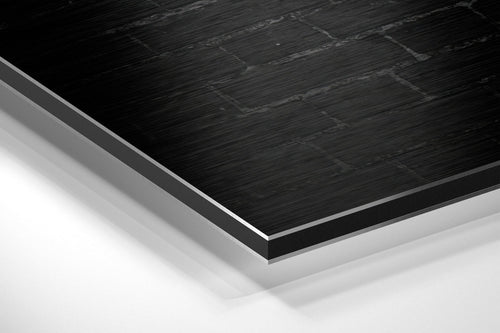 No Pain, No Gain Brushed Aluminium Dibond Wall Art